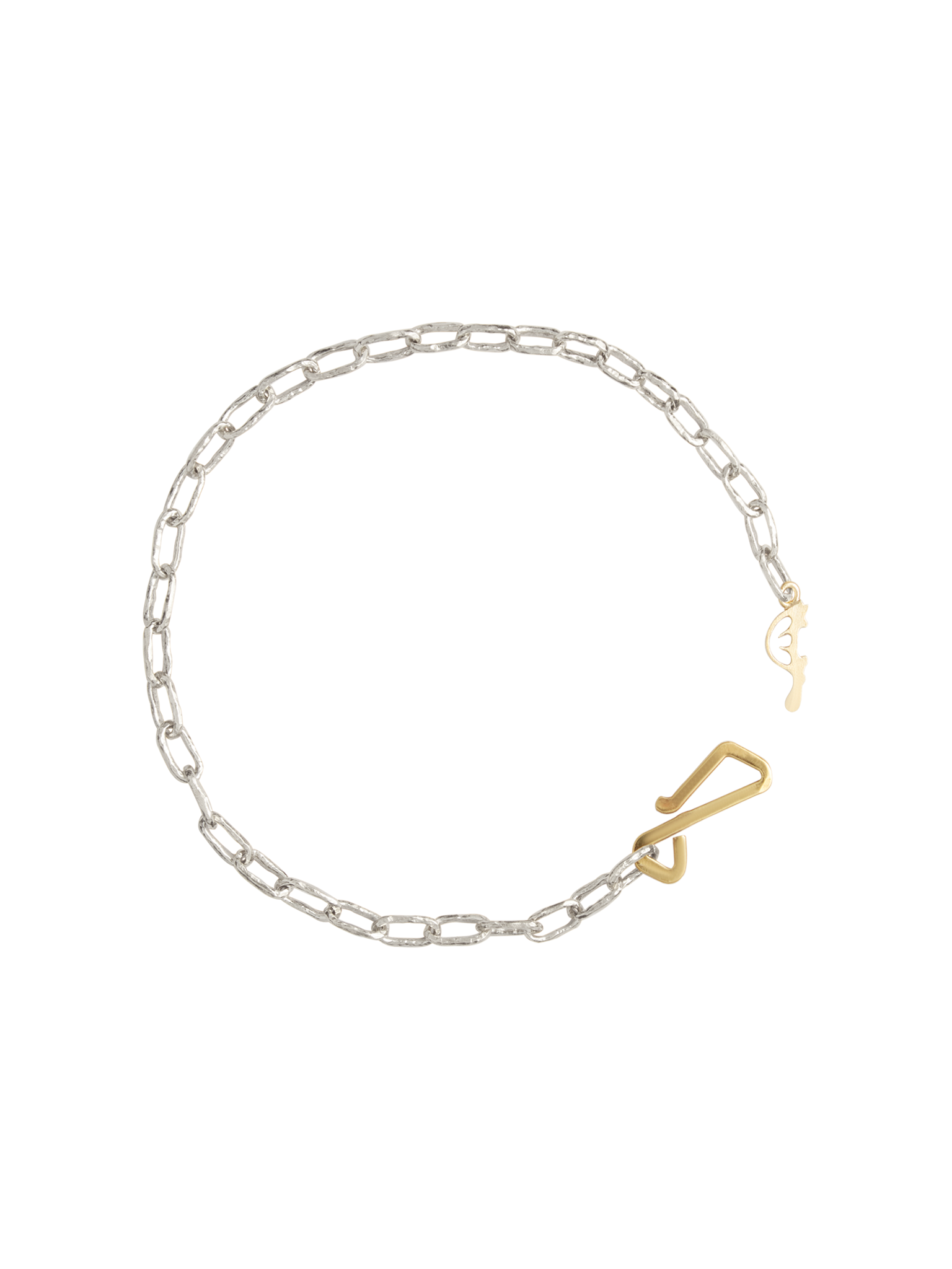 Stella bracelet in silver and 18k yellow gold